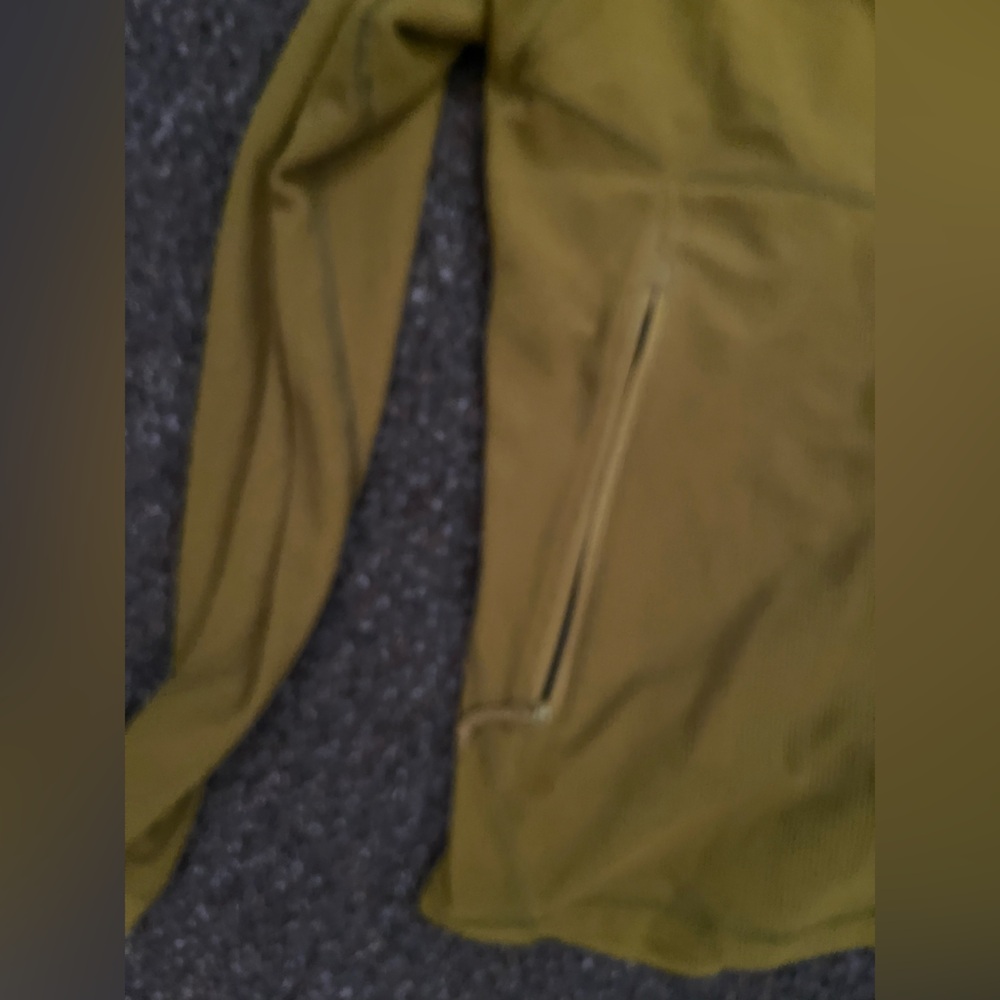 Arc'teryx Mustard Yellow fleece Jacket with Zip Pockets - Picture 5 of 5